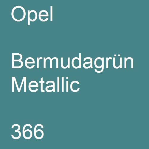 Opel, Bermudagrün Metallic, 366.